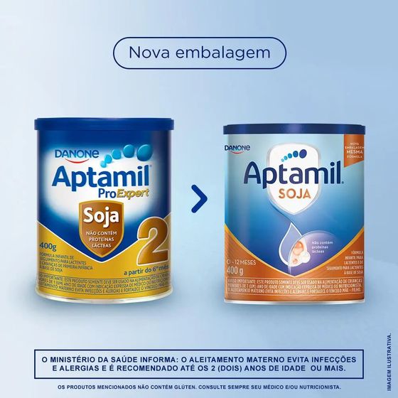 Aptamil Proexpert Soja 2 Lata 400G - Imagem 2